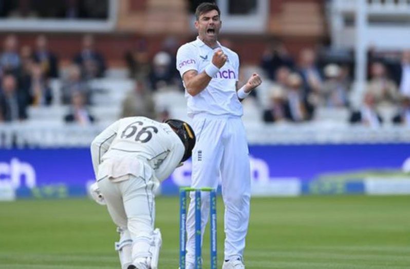 James Anderson took six wickets in the first Test against New Zealand, taking his career tally to 646
