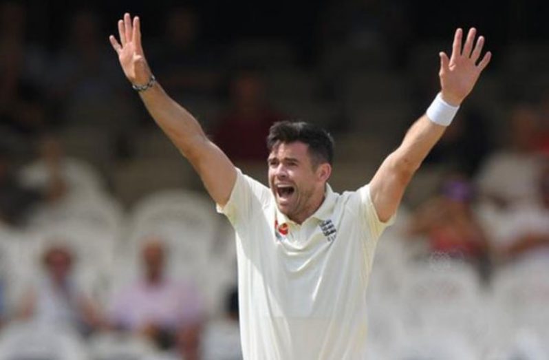 James Anderson has taken 584 wickets in 151 Tests for England.