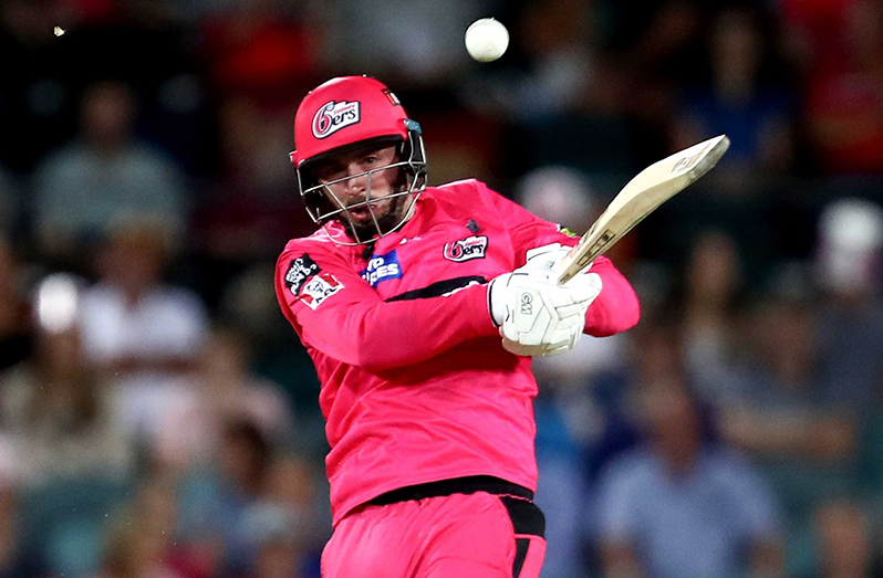 James Vince is the third highest scorer in this season's Big Bash with 442 runs at an average of 34 and strike-rate of almost 141.
