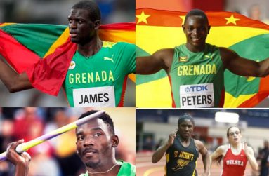 Kirani James, Anderson Peters, Lindon Victor and Halle Hazzard will represent Grenada at the World Championships