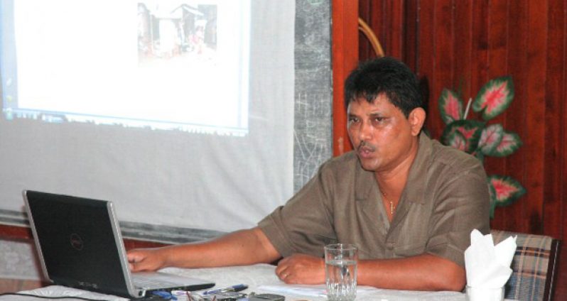 Commissioner of the Guyana Forestry Commission, Mr. James Singh