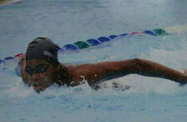 Jamila Sanmoogan in competition