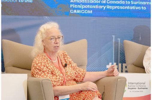 Jane British High Commissioner to Guyana, Jane Miller (Delano Williams photo)