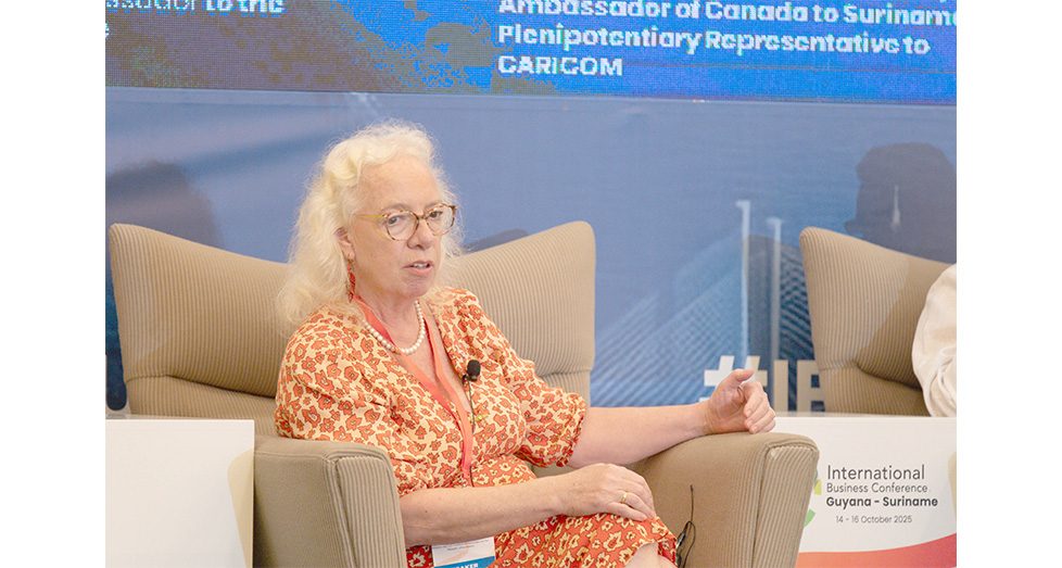 Jane British High Commissioner to Guyana, Jane Miller (Delano Williams photo)