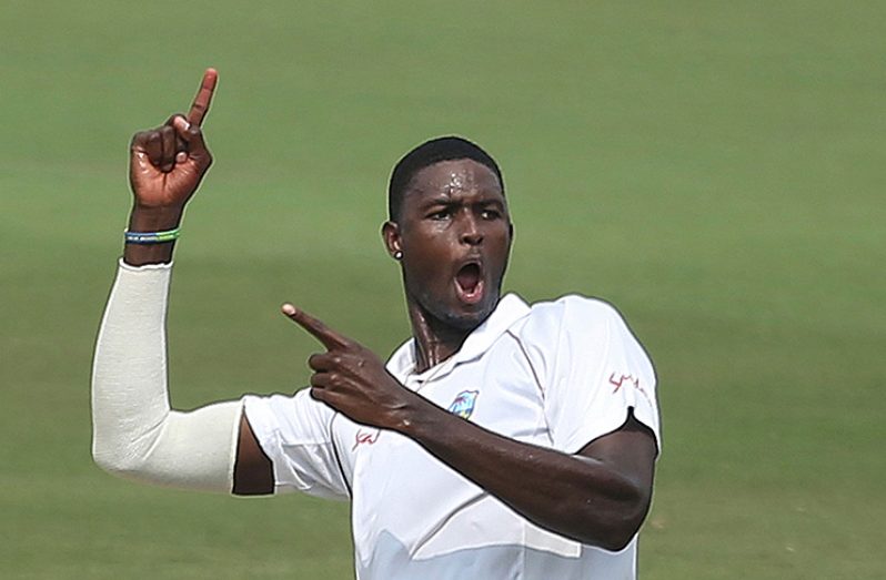 Jason Holder claimed another five-wicket haul against India // AAP