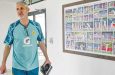 Jason Gillespie in conversation with the Pakistan media  •  (AFP via Getty Images)