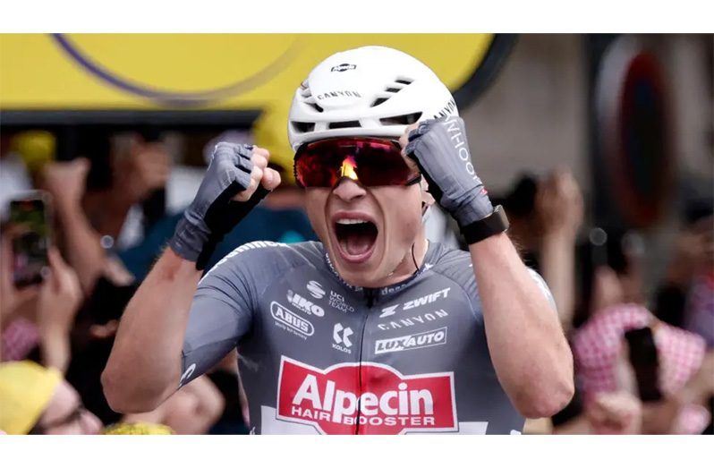 Jasper Philipsen claimed his first stage win at the Tour de France in 2022