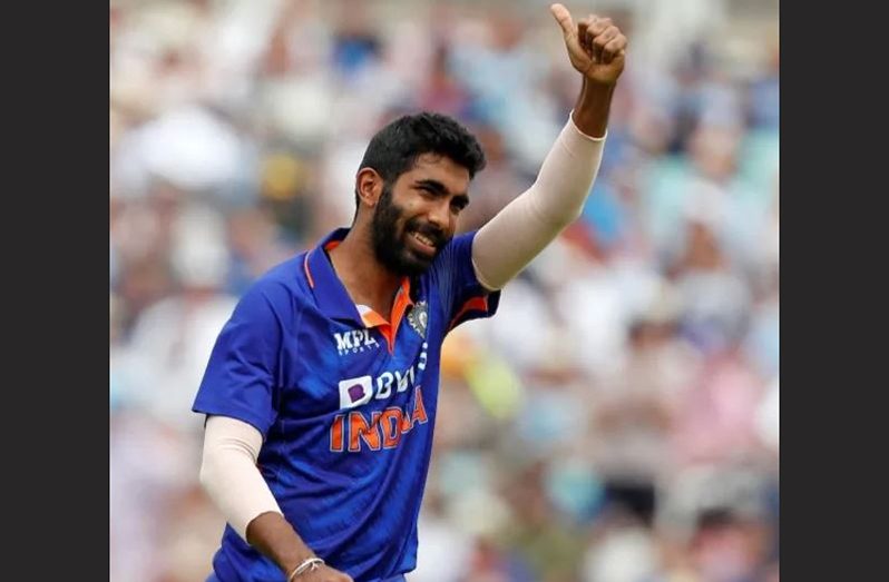 Jasprit Bumrah now has the best figures by an Indian fast bowler in men's ODIs in England  (AFP/Getty Images)