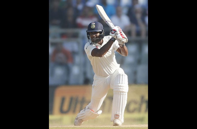 Jayant Yadav's driving was in pristine order at the start of the fourth day in Mumbai
