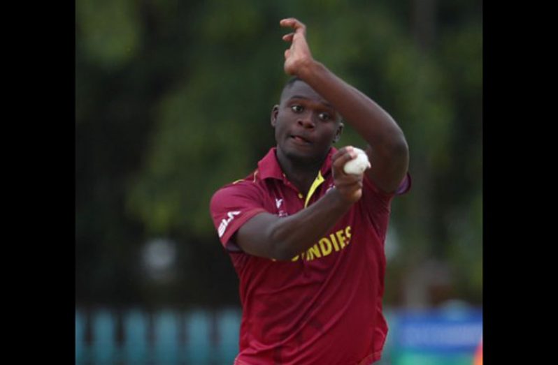 Fast bowler Jayden Seales grabbed four for 19.