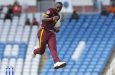 Jayden Seales flew high in a match-winning three-for (AFP/Getty Images)