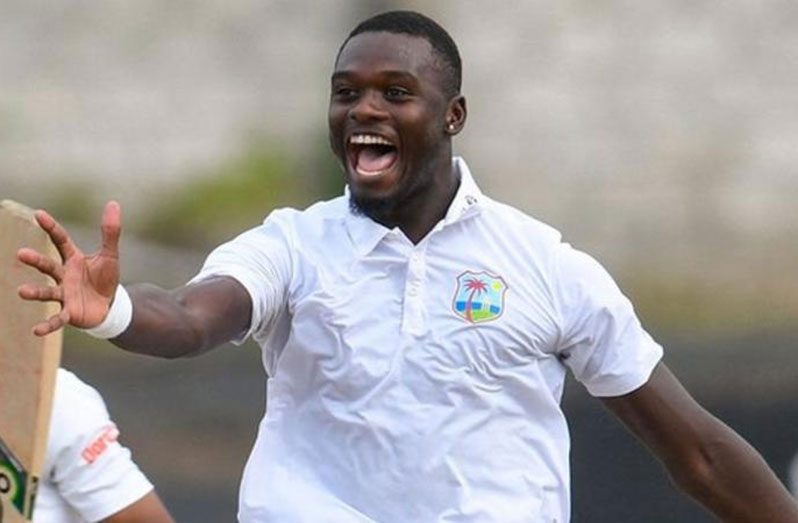 Jayden Seales is regarded as one of West Indies' most promising young fast bowlers