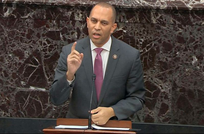 US Congressman and Chairman of the Democratic Caucus of the US House of Representatives, Hakeem Jeffries