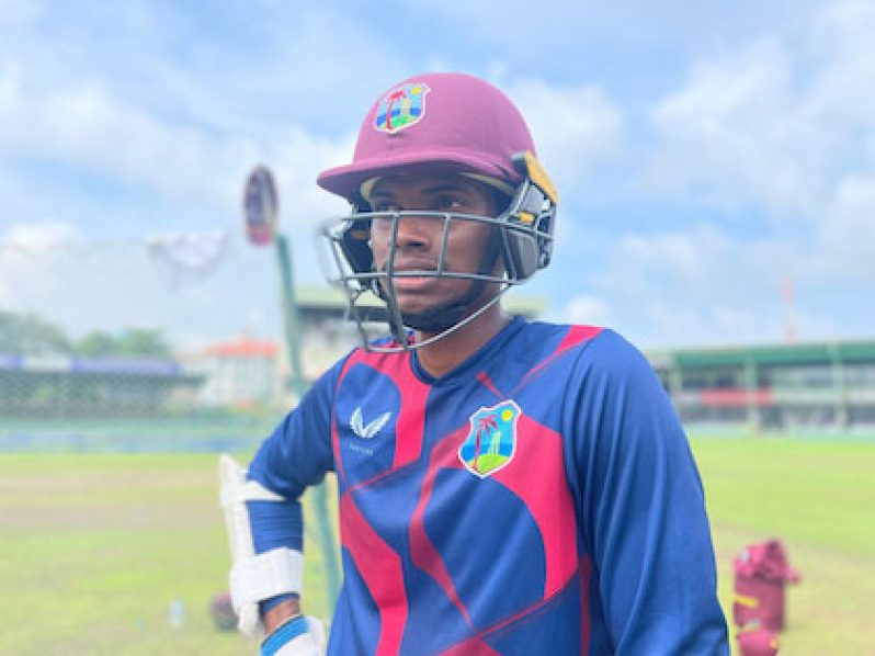 West Indies batter Jeremy Solozano