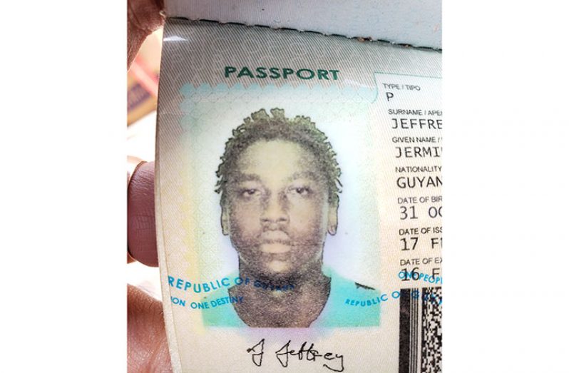 Dead: Jermain Adrian Jeffery