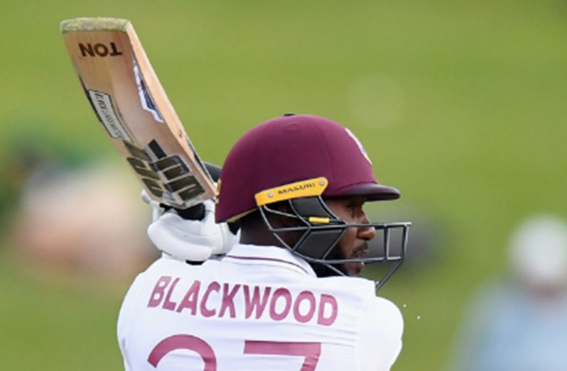 Jermaine Blackwood struck the only century of the tour.