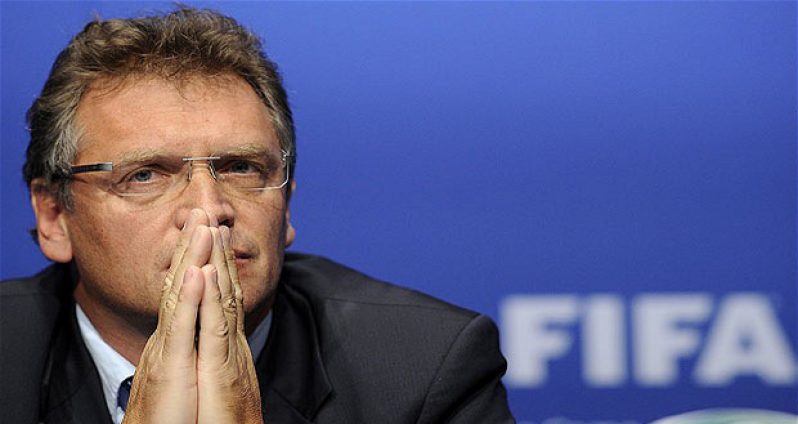 FIFA secretary general Jerome Valcke