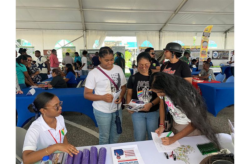 The government on Saturday held a successful job fair at the University of Guyana, Tain Campus, Region Six (East Berbice-Corentyne). Several agencies participated as the government seeks people to work in the areas of healthcare, security, construction, oil and gas, agriculture, BPO etc.