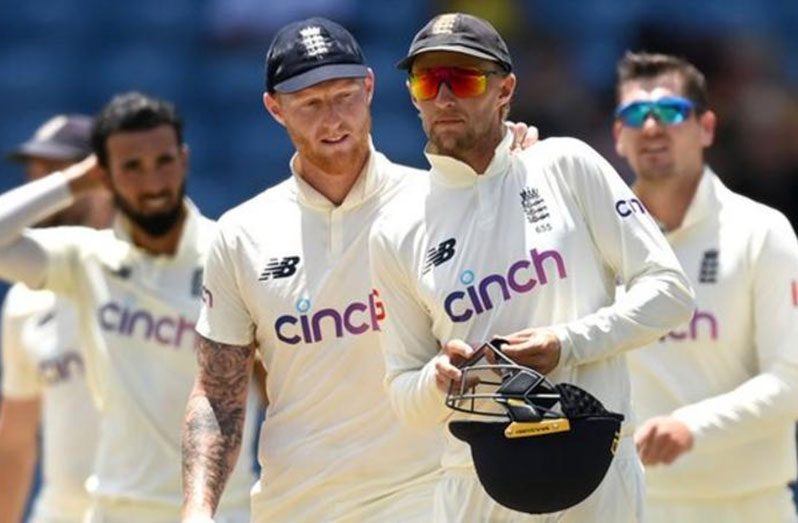Joe Root (front centre) has won 27 of his 64 games as England Test captain.