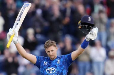 Joe Root scored his 18th ODI hundred to steer England's run-chase (PA Photos/Getty Images)
