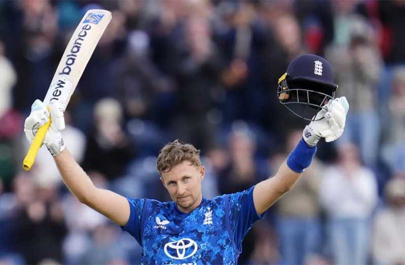 Joe Root scored his 18th ODI hundred to steer England's run-chase (PA Photos/Getty Images)