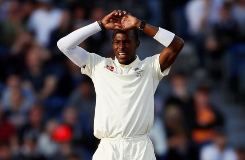 England’s Barbados-born fast bowler Jofra Archer