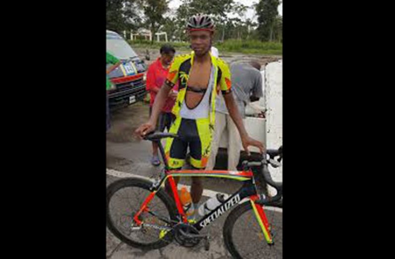 Jamual John finished sixth overall in the U-23 category in French Guiana.