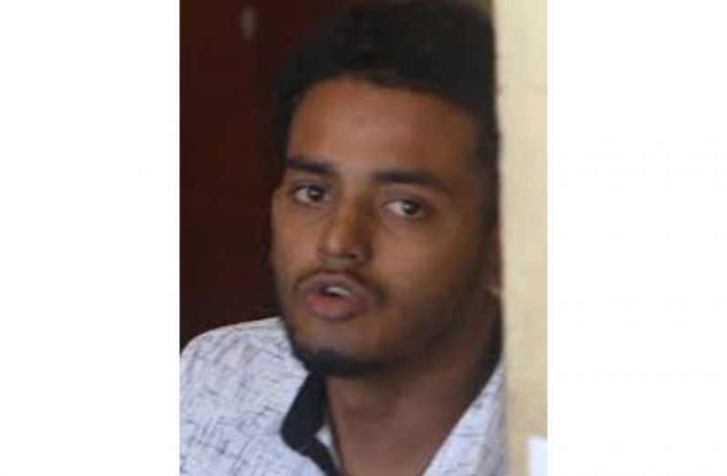 Darrel John (Stabroek News Photo )