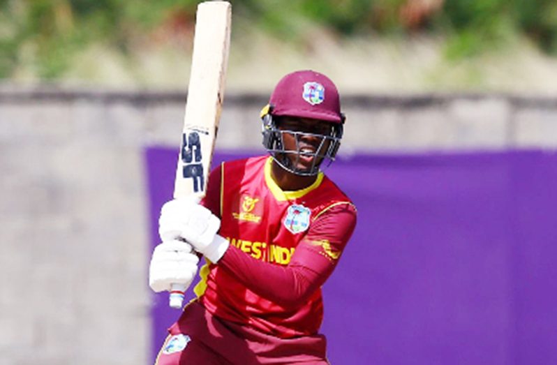 Jordan Johnson is unbeaten  on a century
