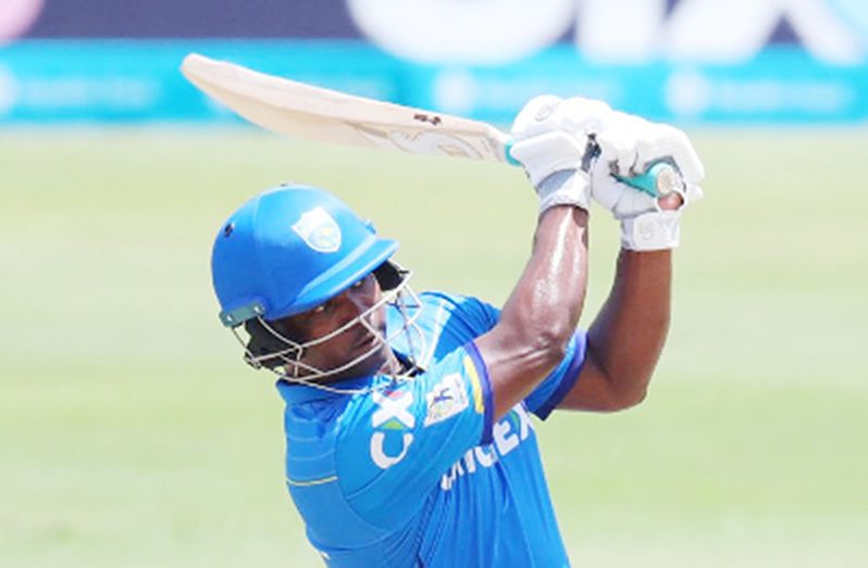 Player-of-the-Match Johnson Charles made 53 against the Barbados Royals.