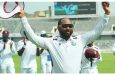 Left-arm spinner Jomel Warrican returned excellent figures of 5-53