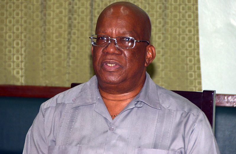 Finance Minister Winston Jordan (Photo by Adrian Narine)