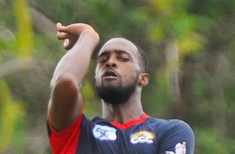 Fast bowler Akeem Jordan