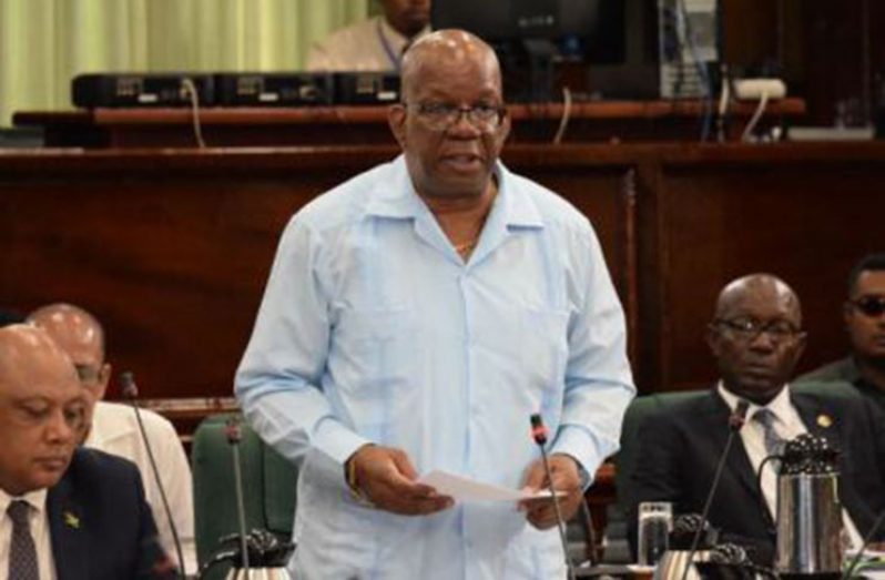 Finance Minister Winston Jordan 