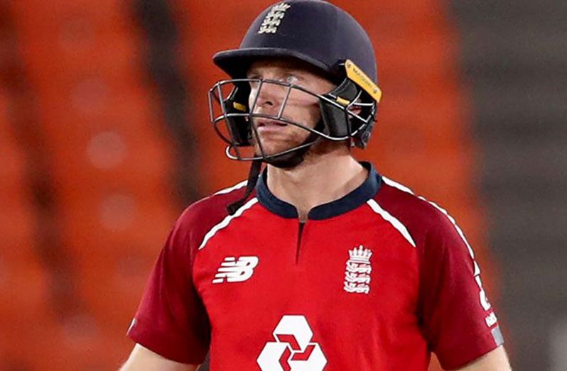 Jos Buttler made his highest score in a T20 international.