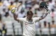 Inglis brought up his second Test century  •  (AFP/Getty Images)