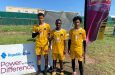 Three Mile Secondary goal scorers (from left to right)
Joshua James, Haydock Parris and LeBron Mendonca.