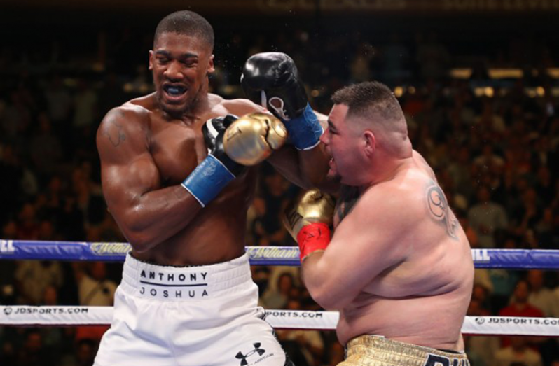 Flashback: Anthony Joshua suffered the first defeat of his career against Andy Ruiz Jr in June. (Getty Images)