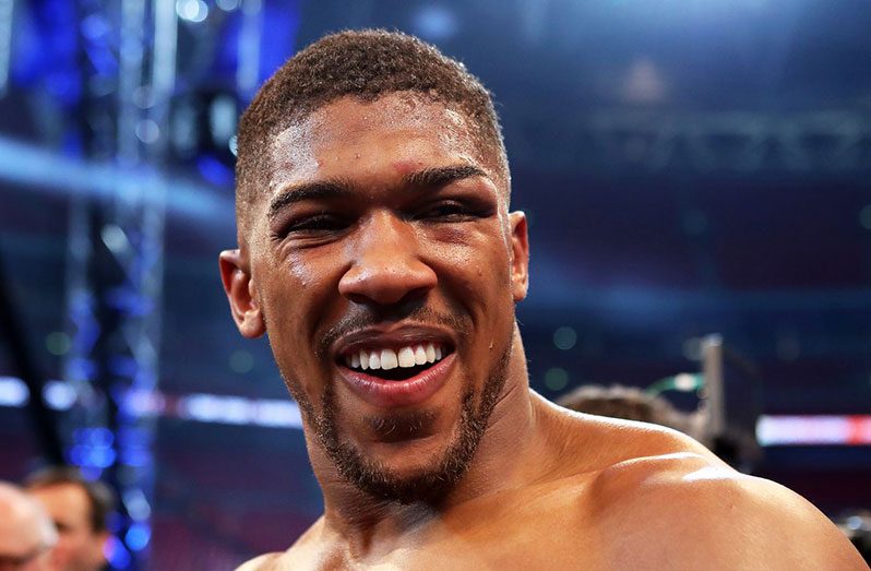 British boxer Anthony Joshua