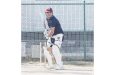 Joshua DaSilva bats during the net session