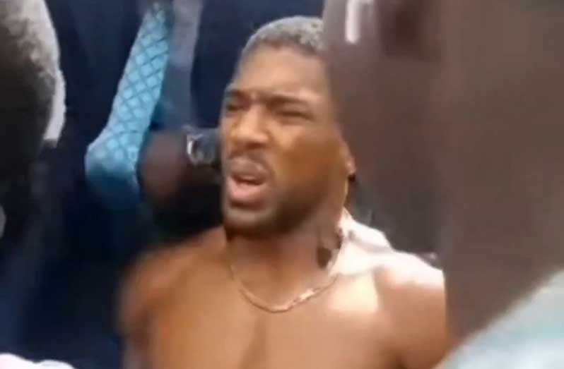 Anthony Joshua in hospital after horror car crash