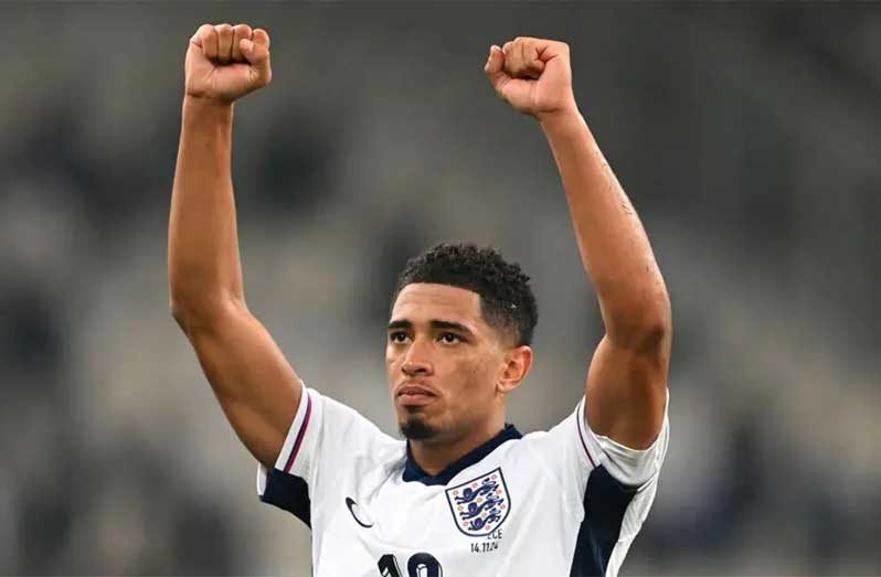 Jude Bellingham was involved in five England goals in 2024-25