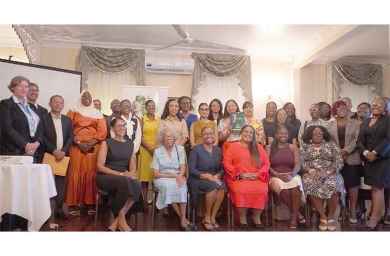 Members of the GAWJ, and special invitees at Cara Lodge during the launch of “Justice”