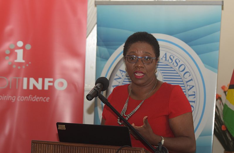 CEO of CREDITINFO Guyana, Judy Semple-Joseph