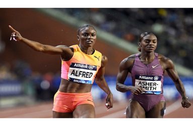 Julien Alfred wins 100m Diamond Trophy, edges out Britan’s  Dina Asher-Smith