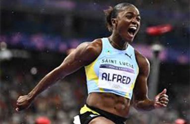 Saint Lucian sprint star, Julien Alfred