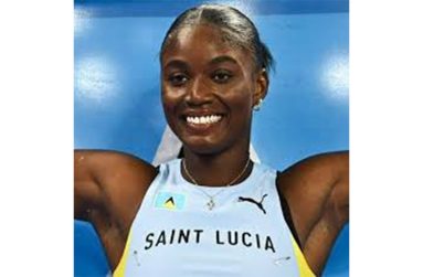 Saint Lucia’s track queen Julien Alfred