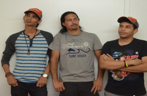 Members of the Behold the Jury Band