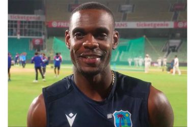 West Indies batsman Justin Greaves