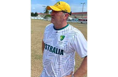Australia Coach Justin Poole